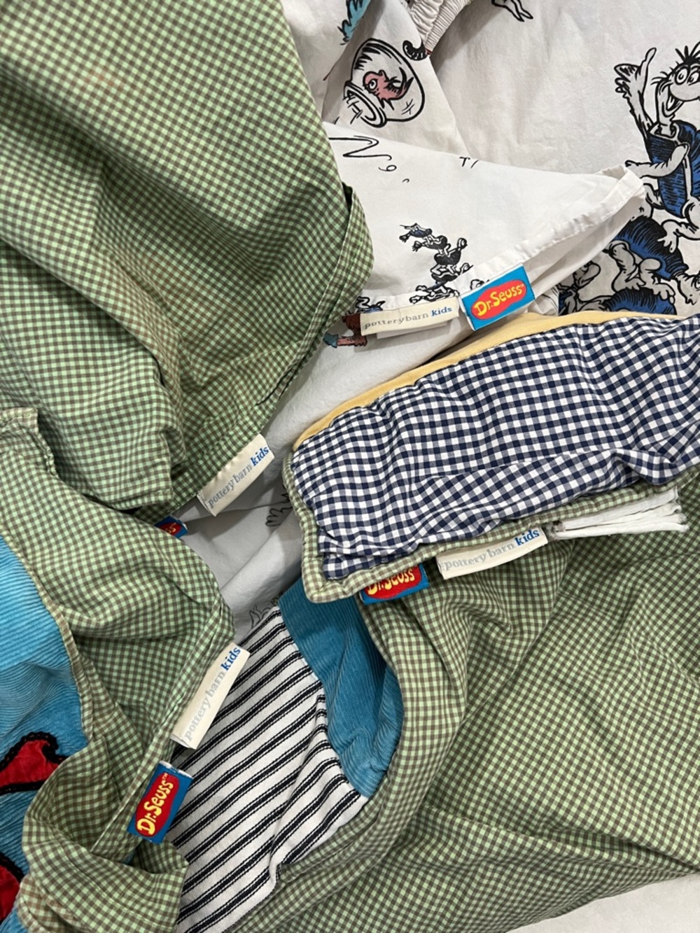 Pottery Barn Kids & Dr. Seuss 5 PCs. Set Bending Comforter Sheets Shams Sz Twin - Picture 14 of 14